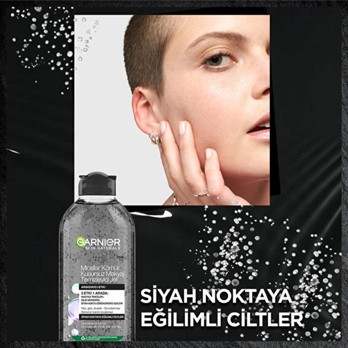 Garnier Makyaj Temizleme Jeli Micellar Kömür 400Ml