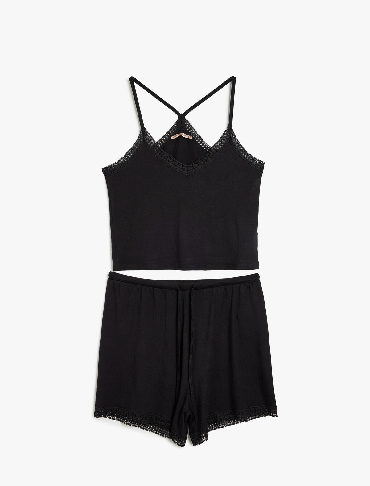 Koton Pijama Takımı 5SLK40029MK Siyah