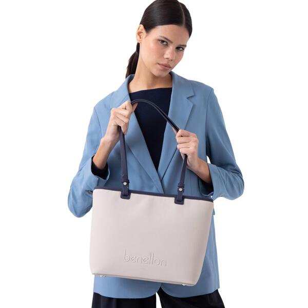 United Colors Of Benetton Kadın Kol Çantası BNT_1583 Taş-Laci