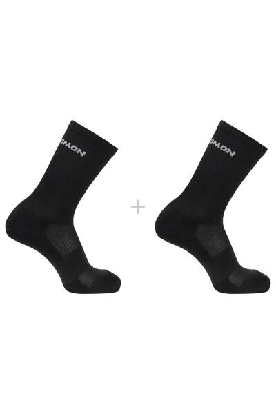 Salomon Çorap Evasion Crew 2-Pack LC2083800 Black 36-38