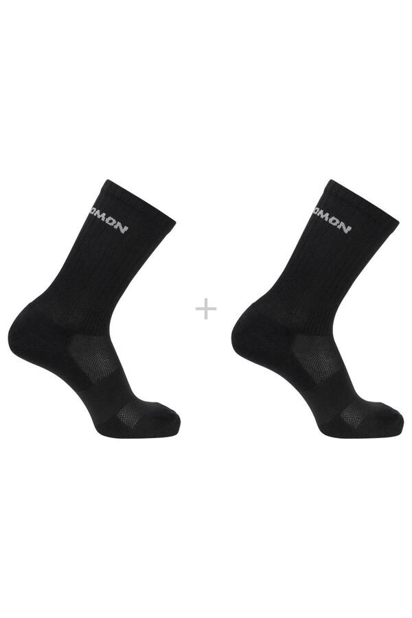 Salomon Çorap Evasion Crew 2-Pack LC2083800 Black 36-38