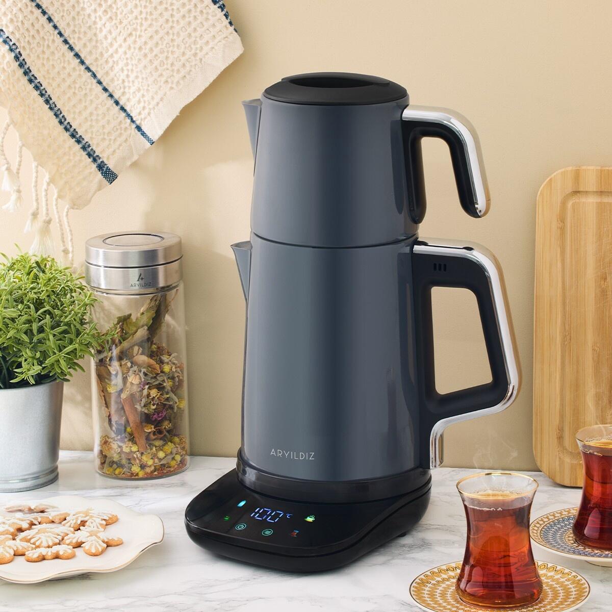 Aryıldız Çay Makinesi Vısıon Steel Antrasit 153Ar278598