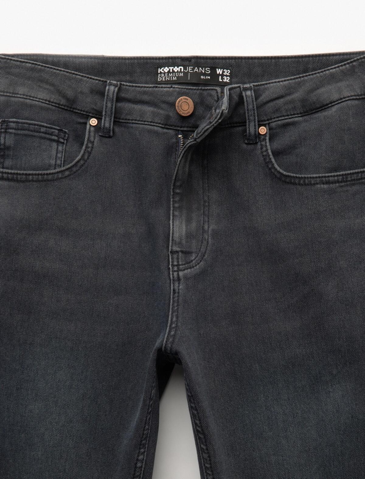 Koton Pantolon 6WAM40003ND İndigo Stone