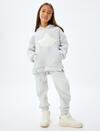 Koton Sweatshirt Kız Çocuk 5WKG10202AK Gri