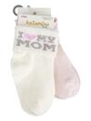 Katamino Soket Çorap Kız Bebek Mymom 2Li K44118 12-18