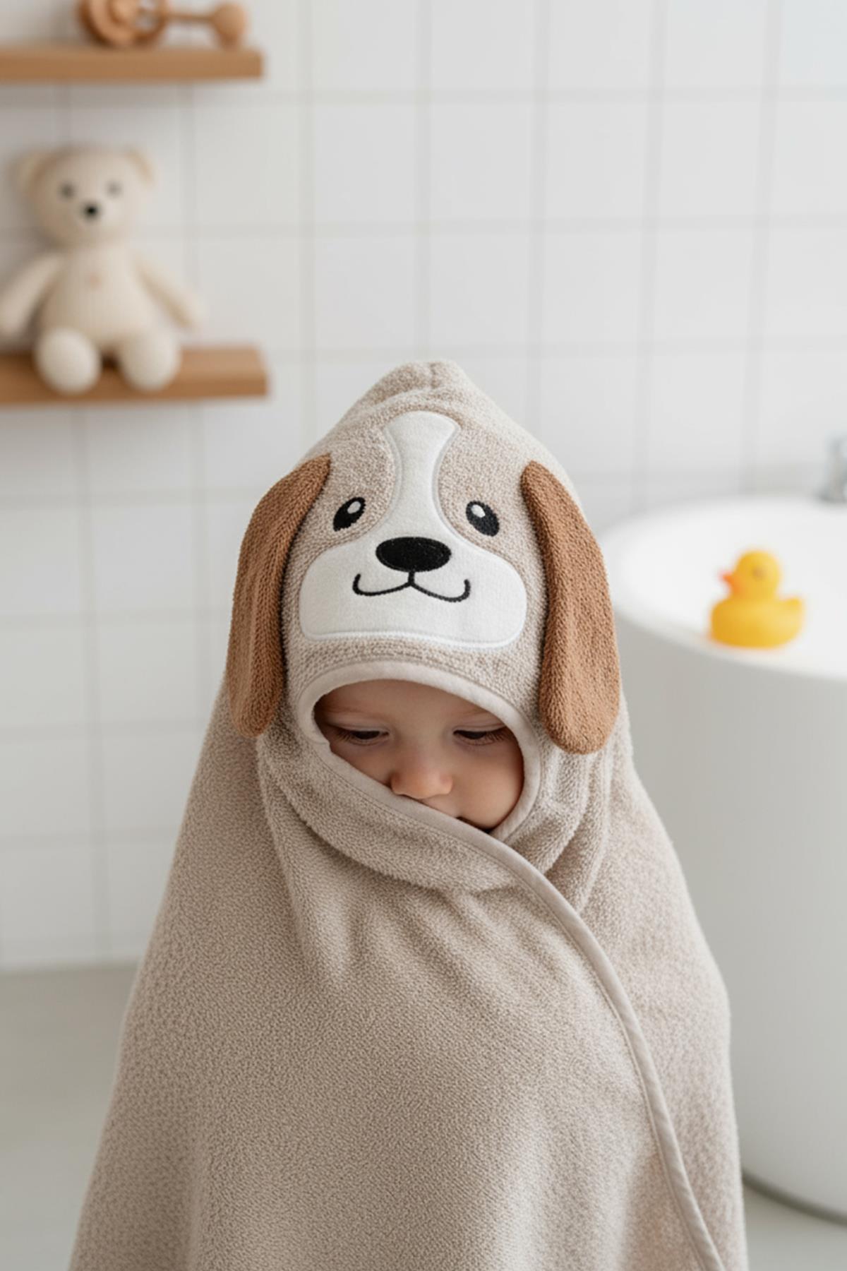 Kanz Havlu Kundak Silgi Nakışlı (Knz-037) Dog Taş