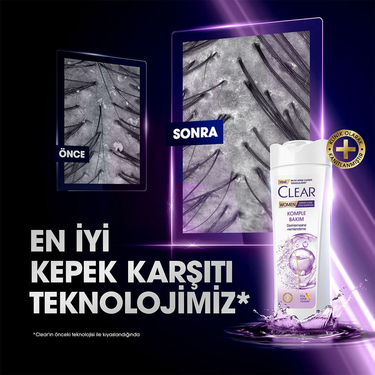 Clear Women Şampuan Komple Bakım 350Ml