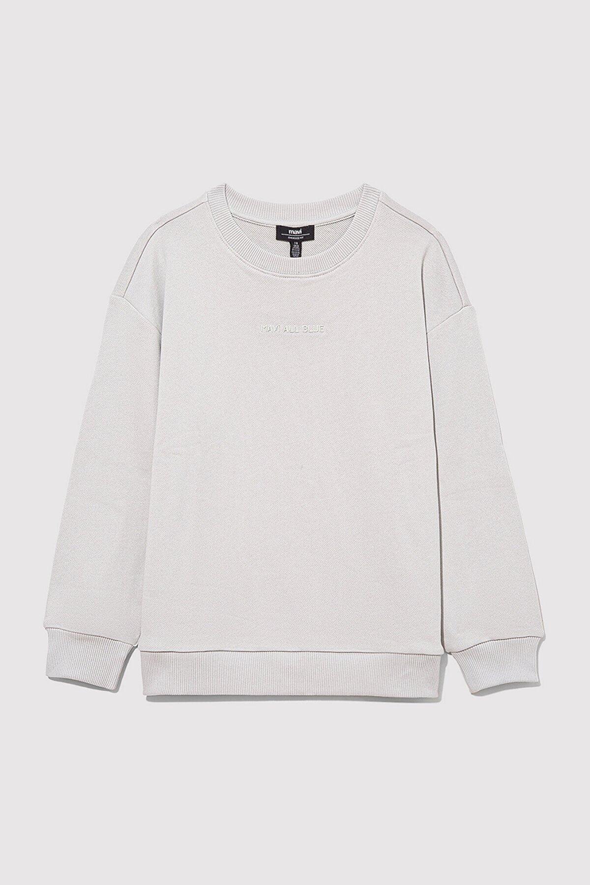 Mavi Sweatshirt Erkek Çocuk M6S10043-70075 Açık Gri
