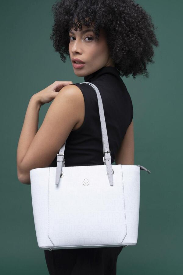 United Colors Of Benetton Kadın Çanta Bnt_1297 Beyaz-A.Gri