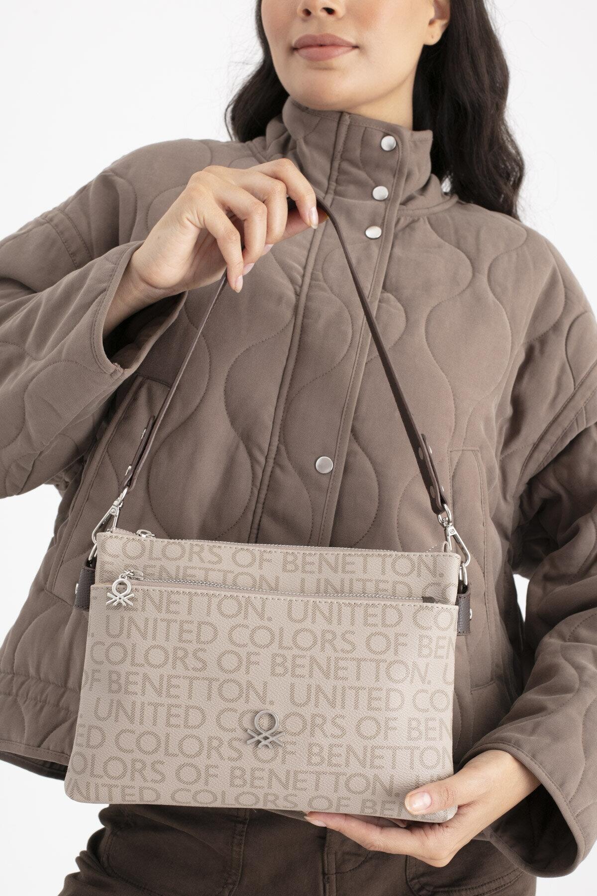 United Colors Of Benetton Kadın Çapraz Çanta BNT_1694 Taş-Kahve United Colors Of Benetton Kadın Çapraz Çanta BNT_1694 Taş-Kahve