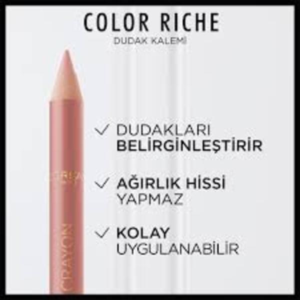Loreal Paris Dudak Kalemi Riche No:601