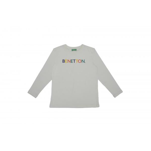 Benetton Tişört Erkek Çocuk BNT-B21657 72784 Ekru