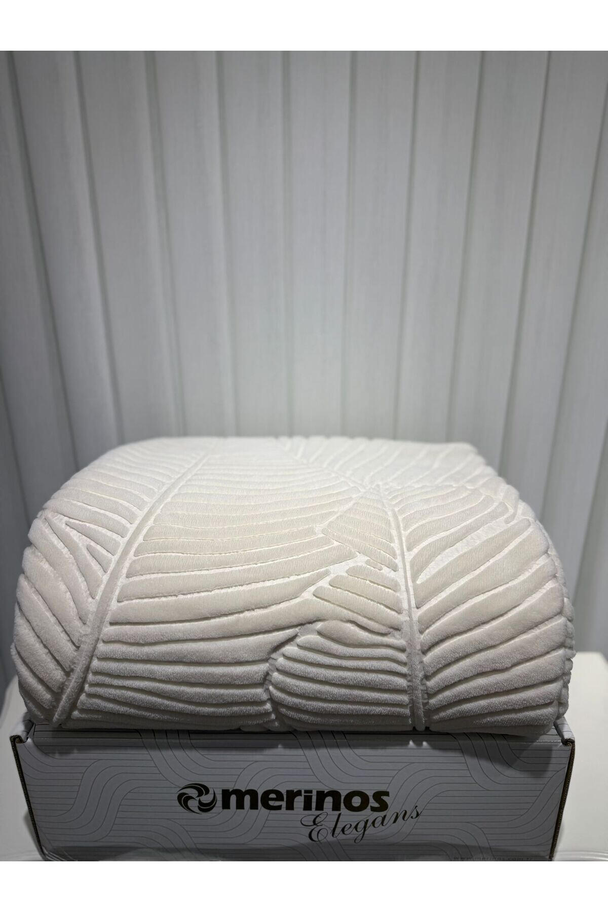 Merinos Battaniye Çk Embos Elegance Şampanya