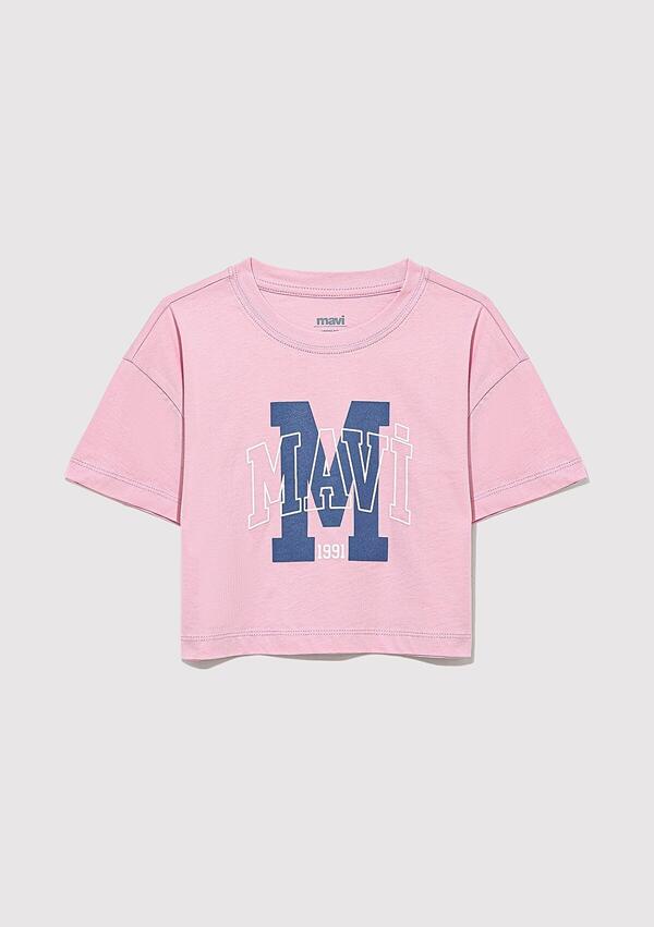 Mavi Tişört Kız Çocuk M7610276-86953 Pembe