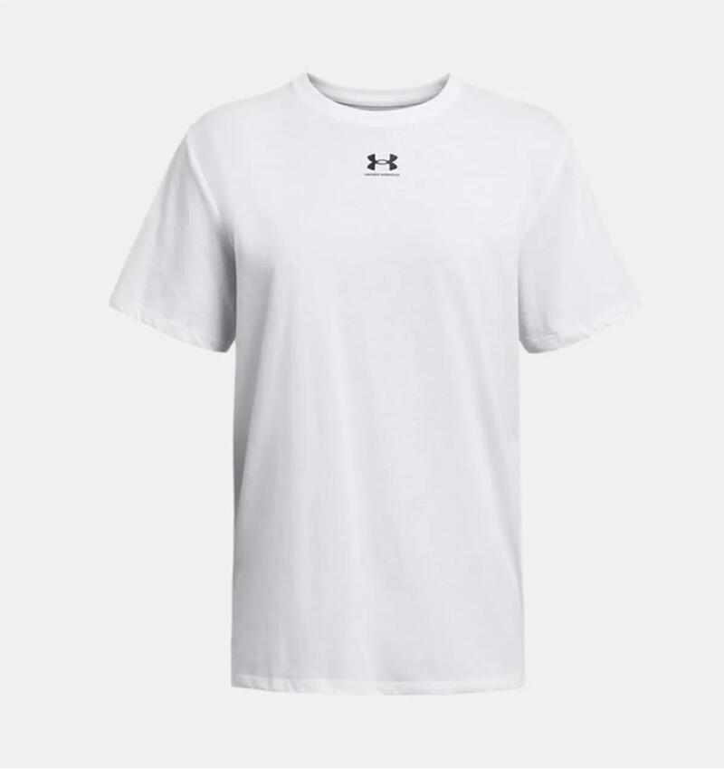 Under Armour Campus Oversize Ss 1387193-100 Beyaz (Dy)