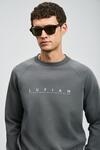 Lufıan Erkek Sweatshirt Cooper 112030177 Koyu Gri