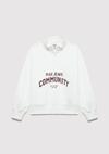 Mavi Sweatshirt Kız Çocuk M7S10130-70057 Beyaz