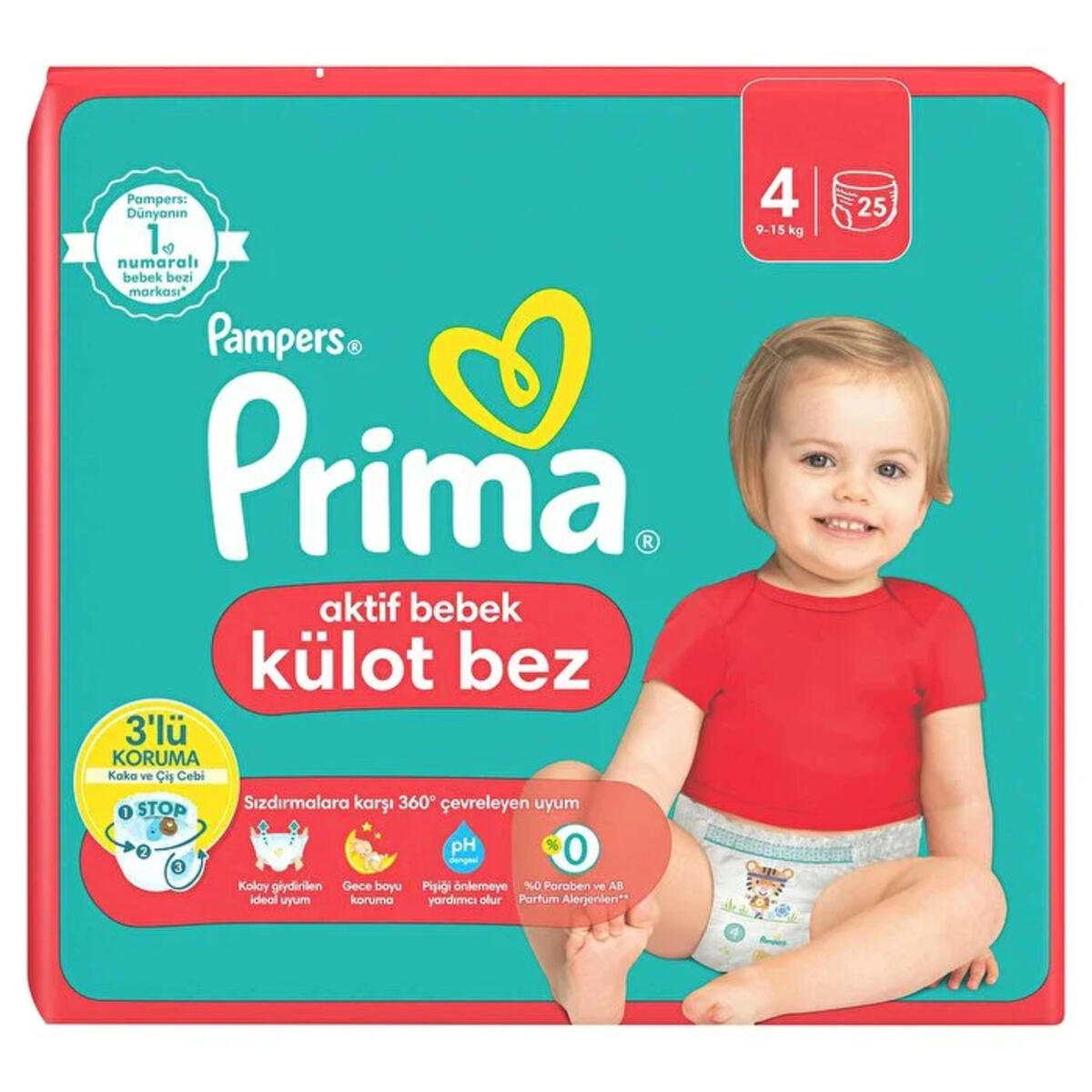 Prima Külot Bez Tekli 4 Beden 25Li