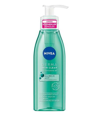 Nivea Yüz Temizleme Jeli Derma Skin Clear 200Ml (Dy)