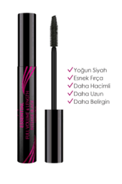 Golden Rose Mascara Essential Full Volume&Length Siyah (Dy)