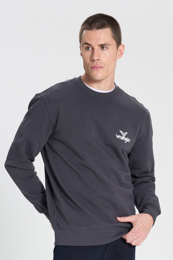 Wrangler Sweatshirt W6895935355 Antrasit