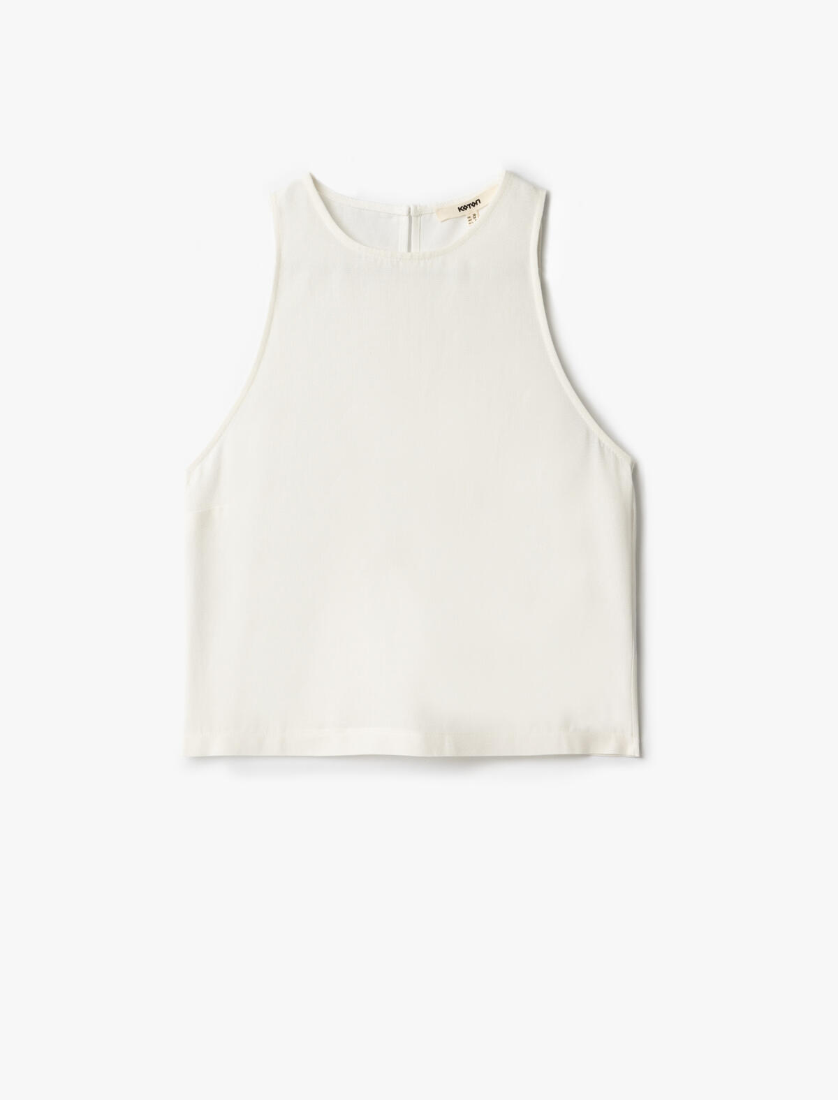 Koton Bluz 5SAK30001PW Kırık Beyaz