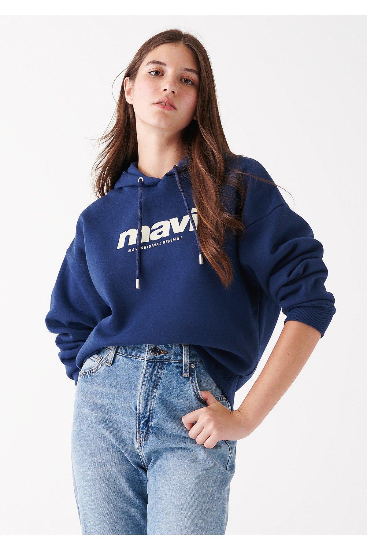 Mavi Sweatshirt M168334-70488 Koyu Lacivert