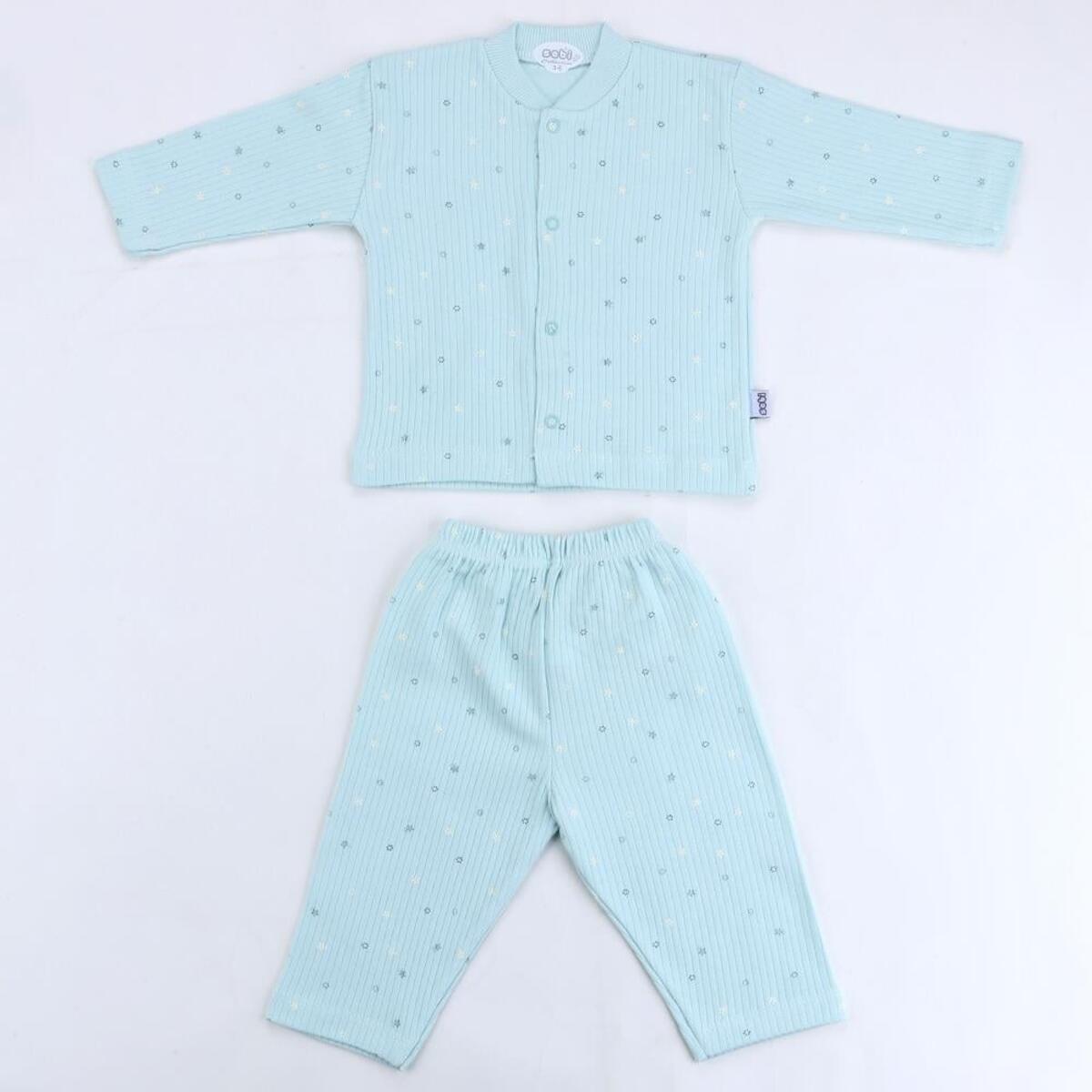 Sebi Pijama Takım 3-12 Ay Nokta Çiçek 9151