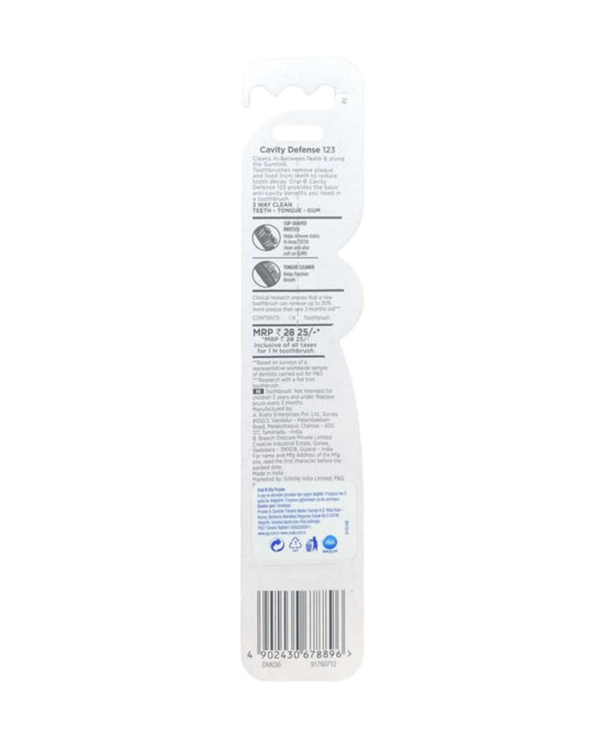Oral-B Diş Fırçası Cavity Defense Beyaz