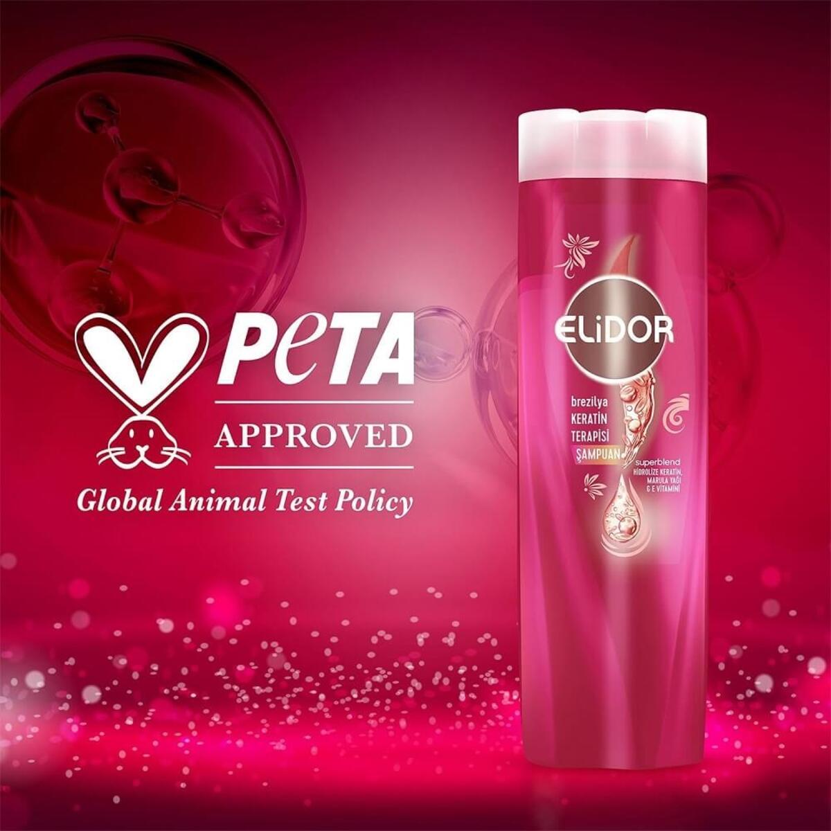 Elidor Şampuan Brezilya Keratin Terapisi 400Ml