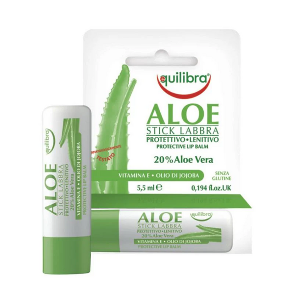 Equilibra Lip Balm Aloe Vera Argan 5.5Ml