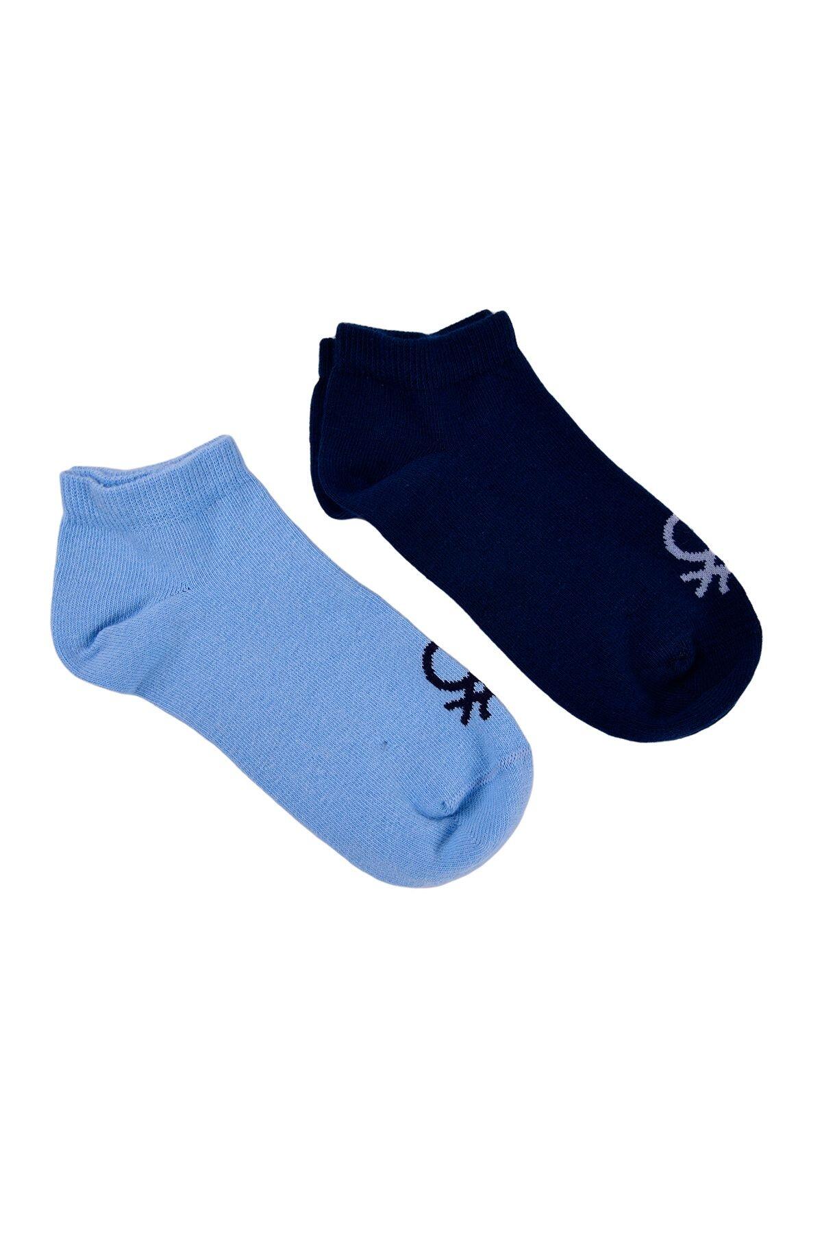Benetton Babet Çorap 2Li Erkek Çocuk BNT-B24096 Mavi