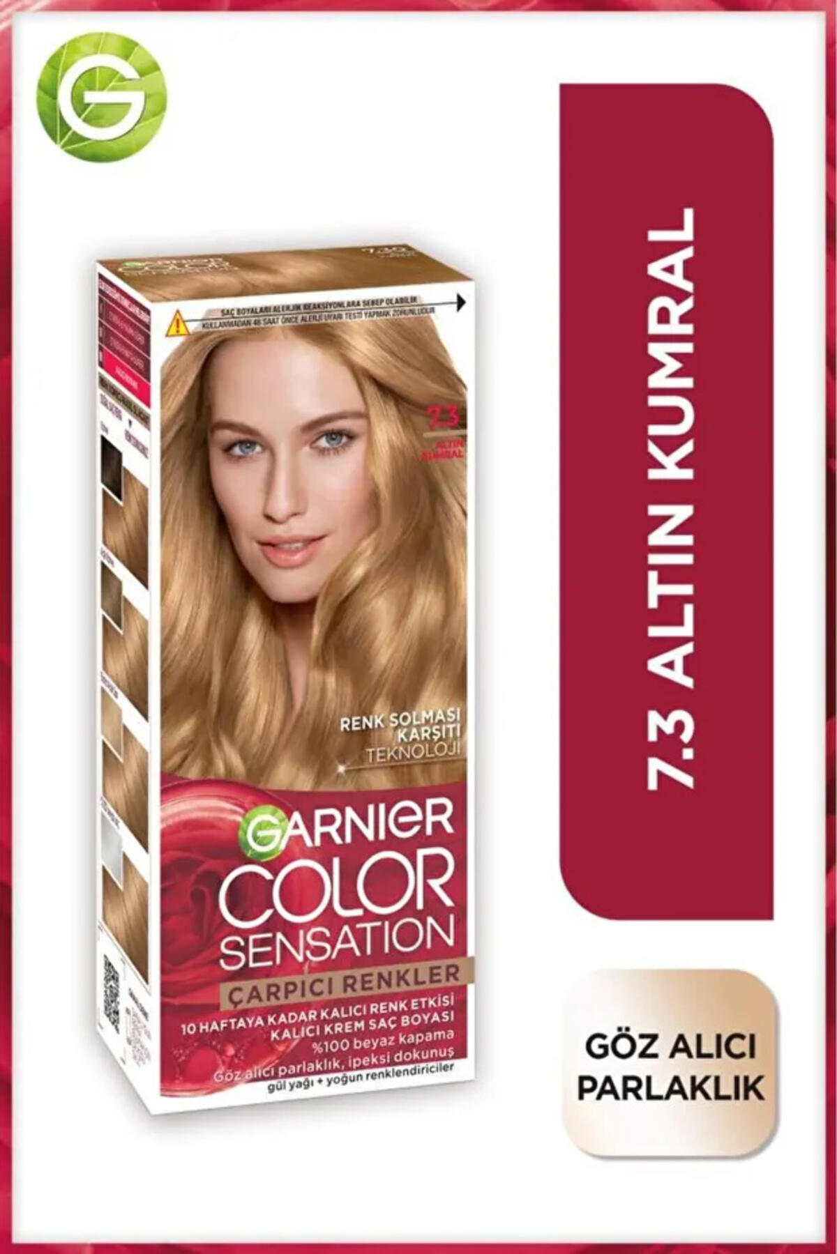 Garnier Saç Boyası Çarpıcı Renkler No:7.3