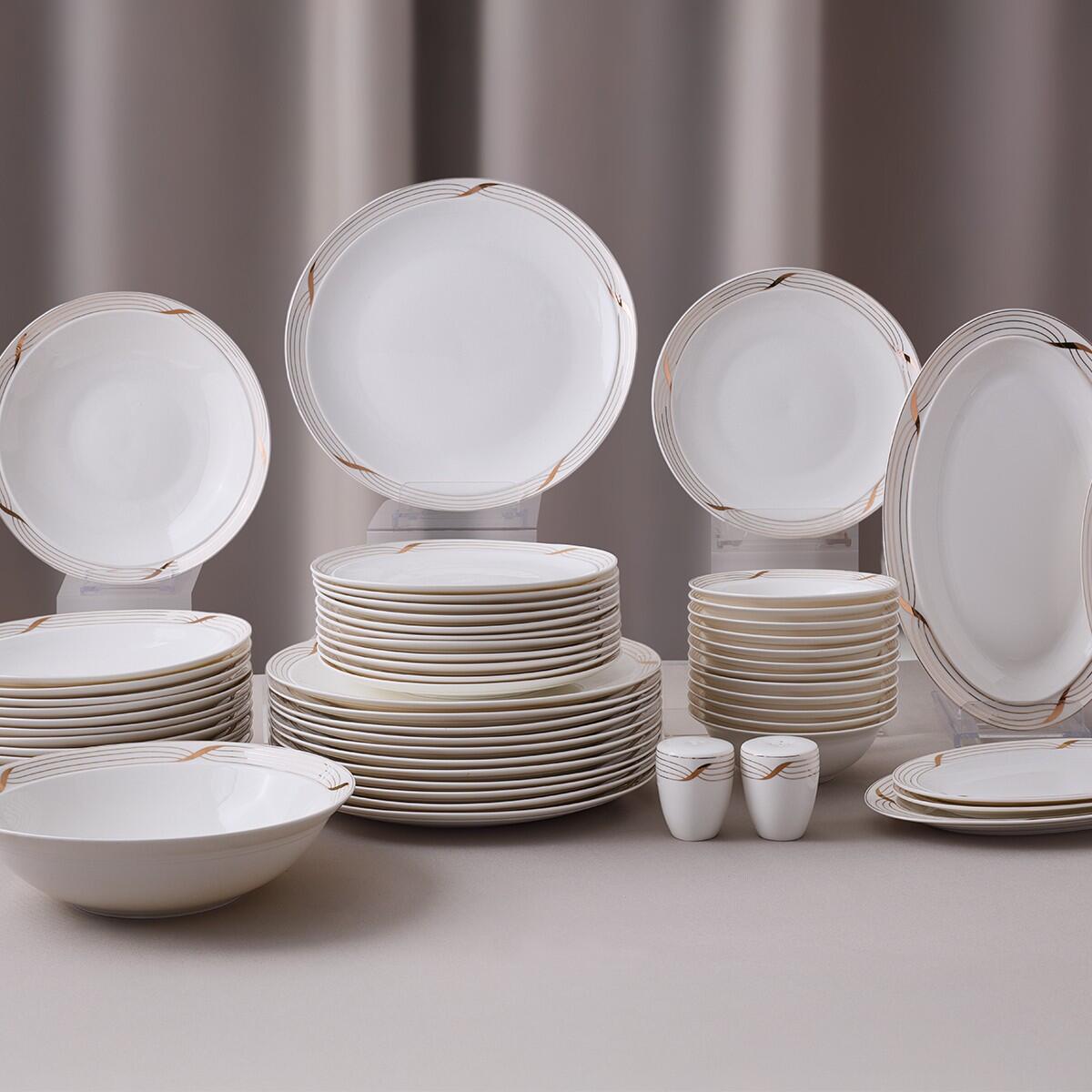Aryıldız Yemek Takımı 56P Crystal Provence 153AR265451 Gold