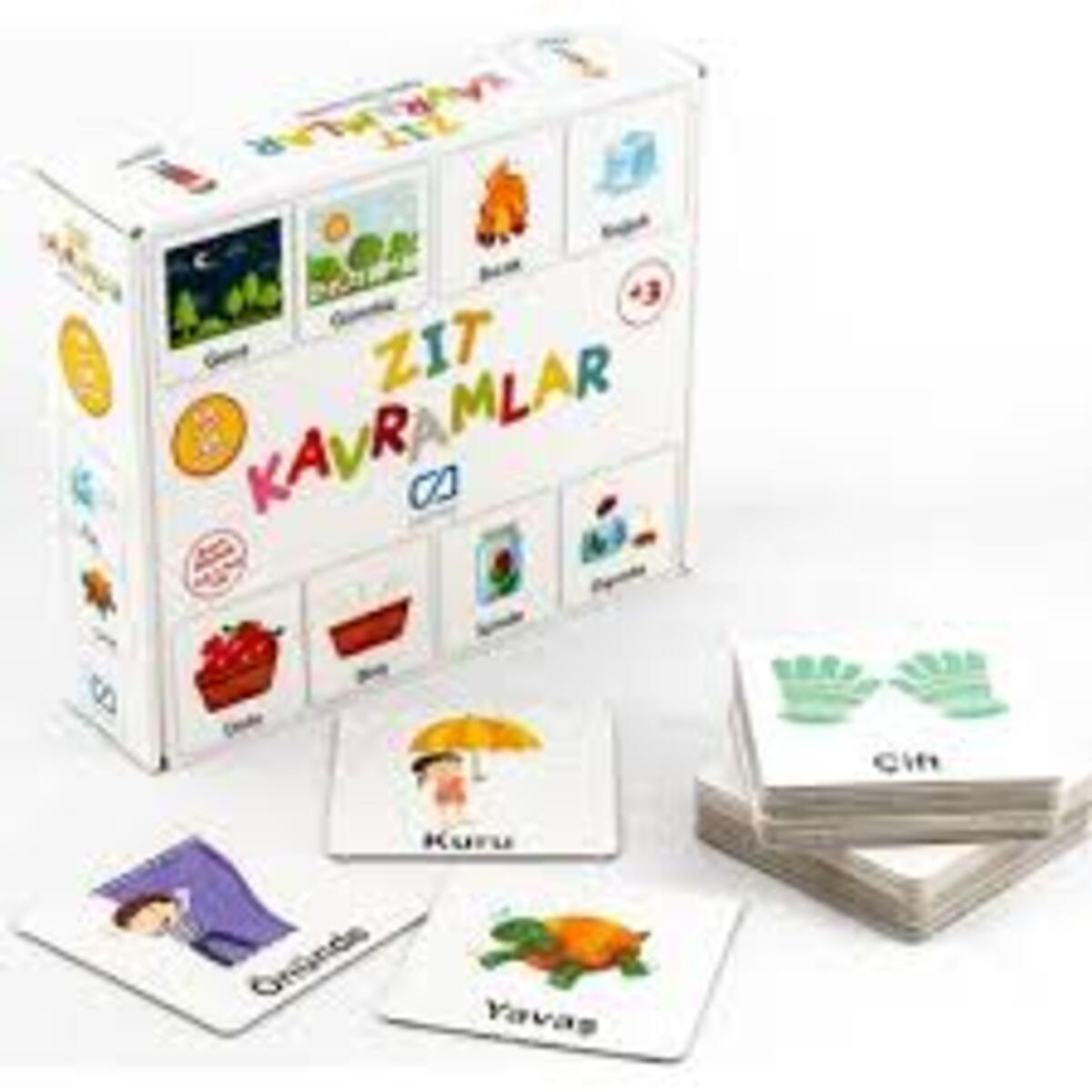 Ca Games Eğitici Kartlar Zıt Kavramlar CA-5045