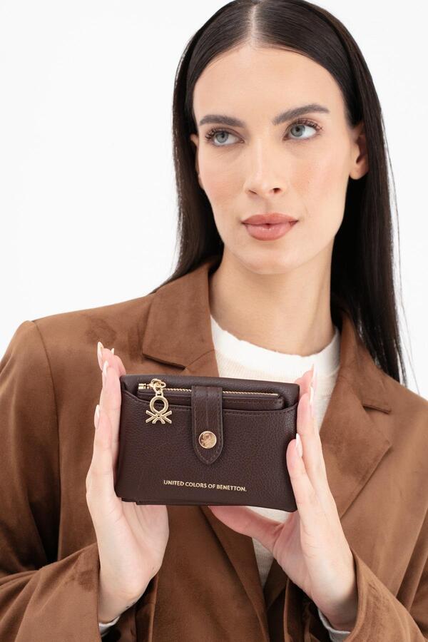 United Colors Of Benetton Kadın Cüzdan BNT_1632 Kahve