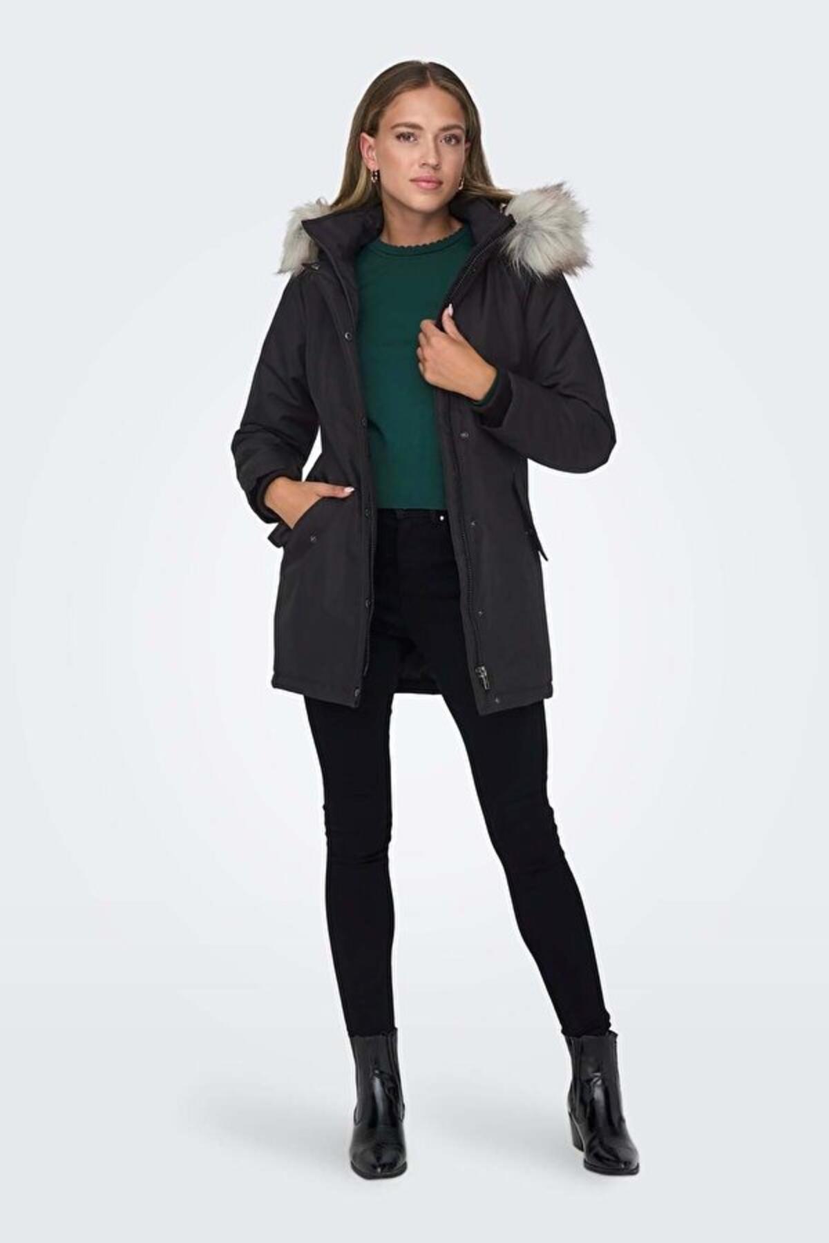 Only Parka 15300633 Siyah