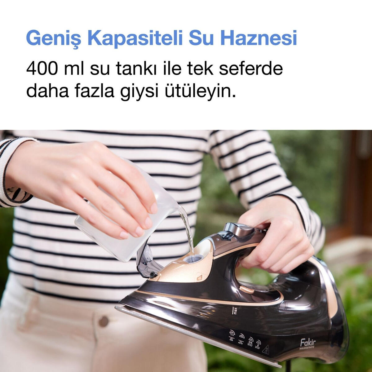 Fakir Ütü Buharlı Onyx Siyah