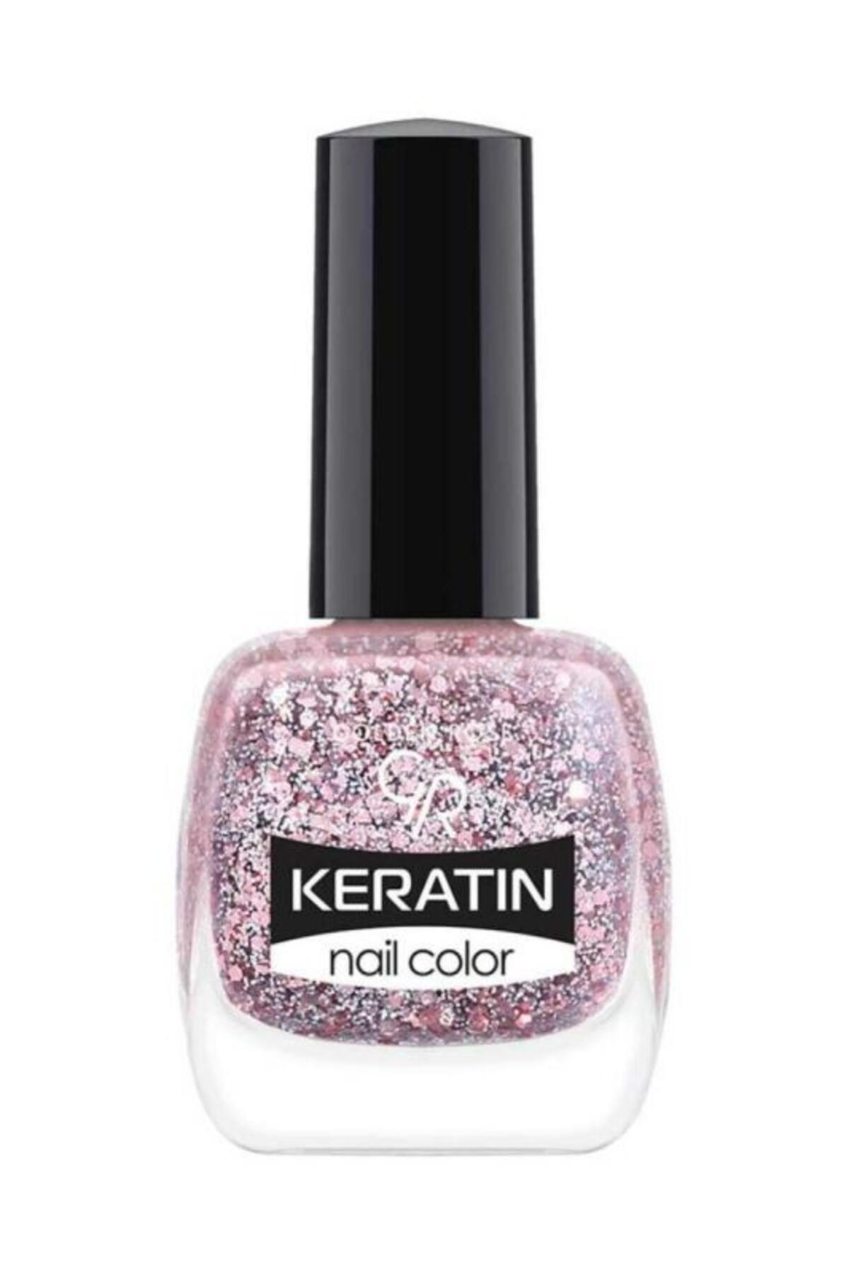Golden Rose Oje Keratin Nail Color Glitter No:410