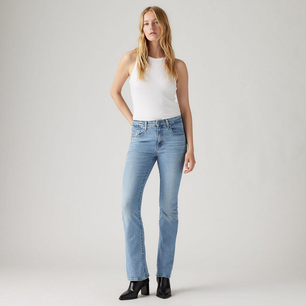 Levis Pantolon 725 High Rise Bootcut 18759-0116 Açık İndigo