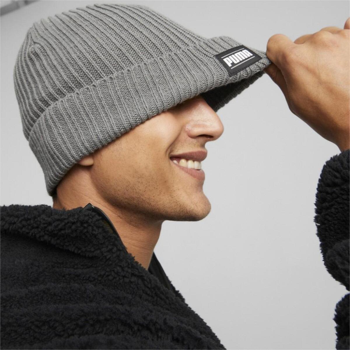 Puma Ribbed Classic Cuff Beanie 024038_03 Gri Adult