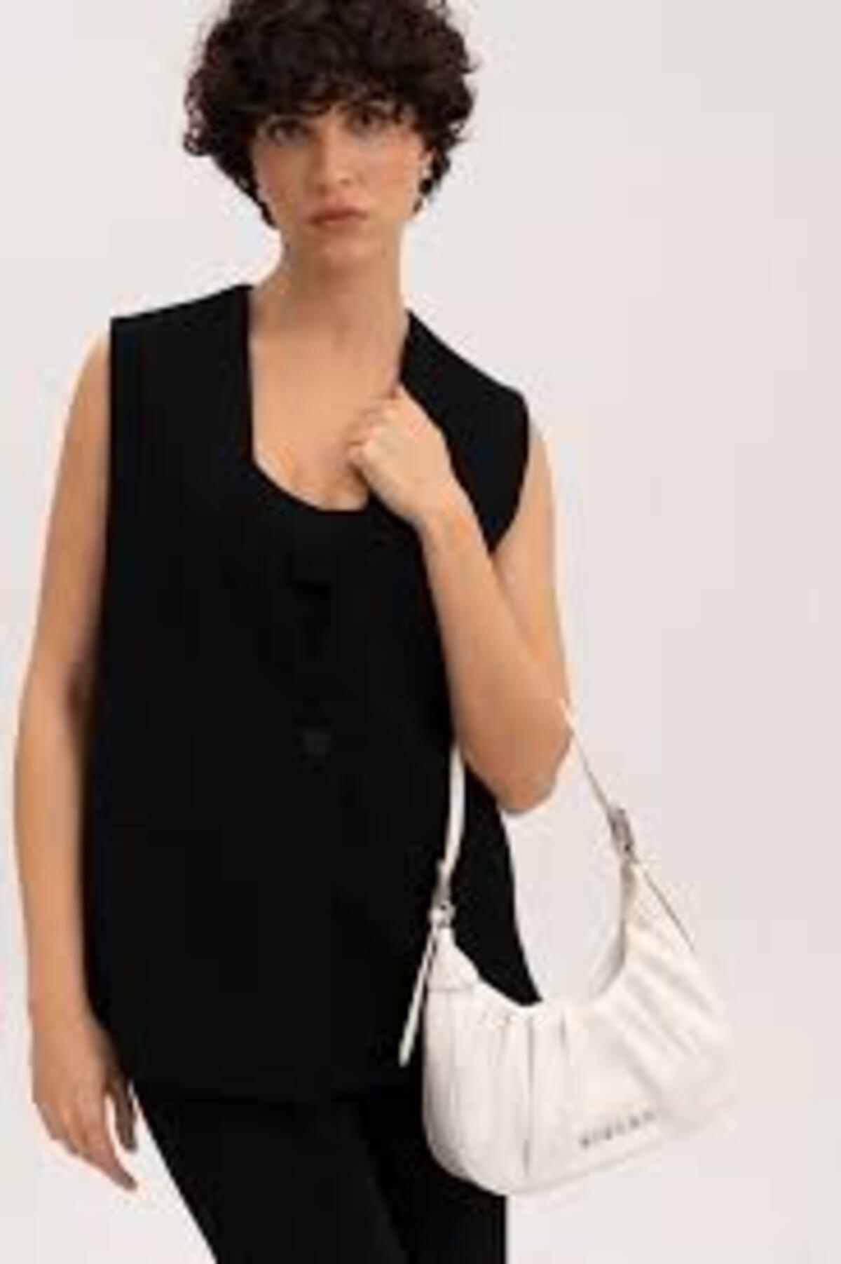 Sisley Kadın Kol Çantası SLY_098 Beyaz
