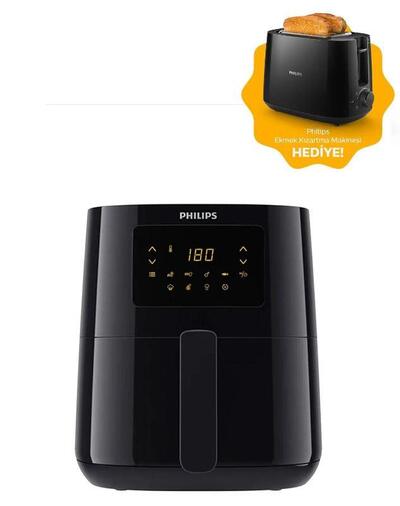 Philips Fritöz Airfryer Hd9252/90+Philips Ekmek Kızartma Hd2581/90 (Dy)