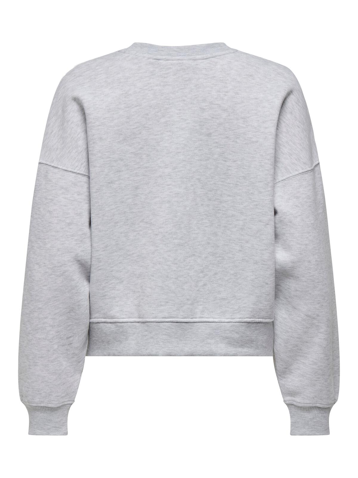 Only Sweatshirt 15338727 Açık Gri Melanj