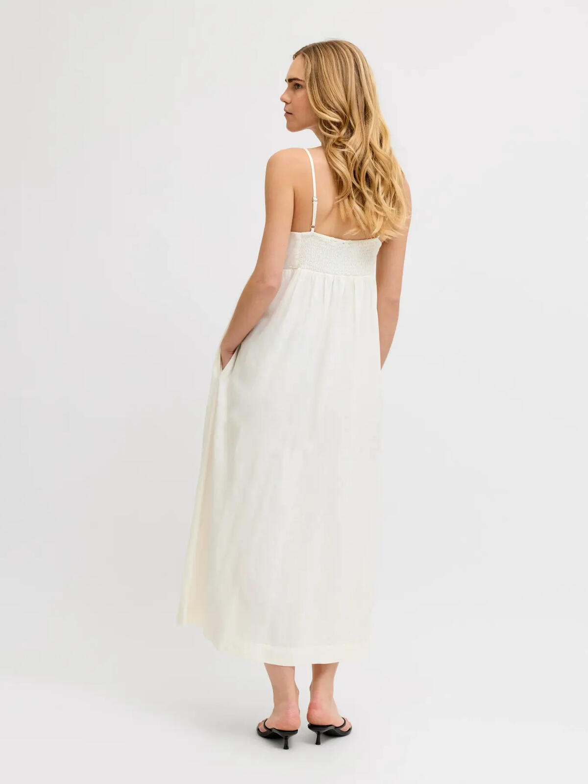 Jjxx Kadın Elbise 12287739 Ekru