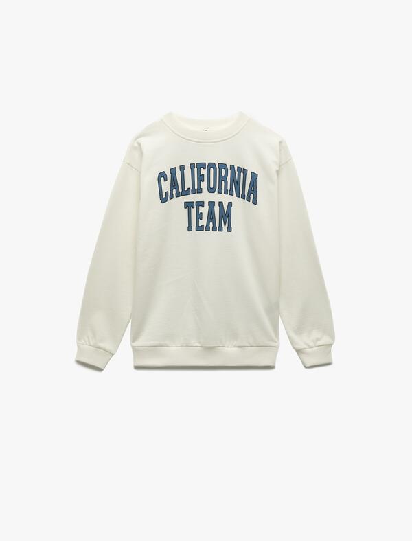 Koton Sweatshirt Erkek Çocuk 6WKB10138TK Ekru