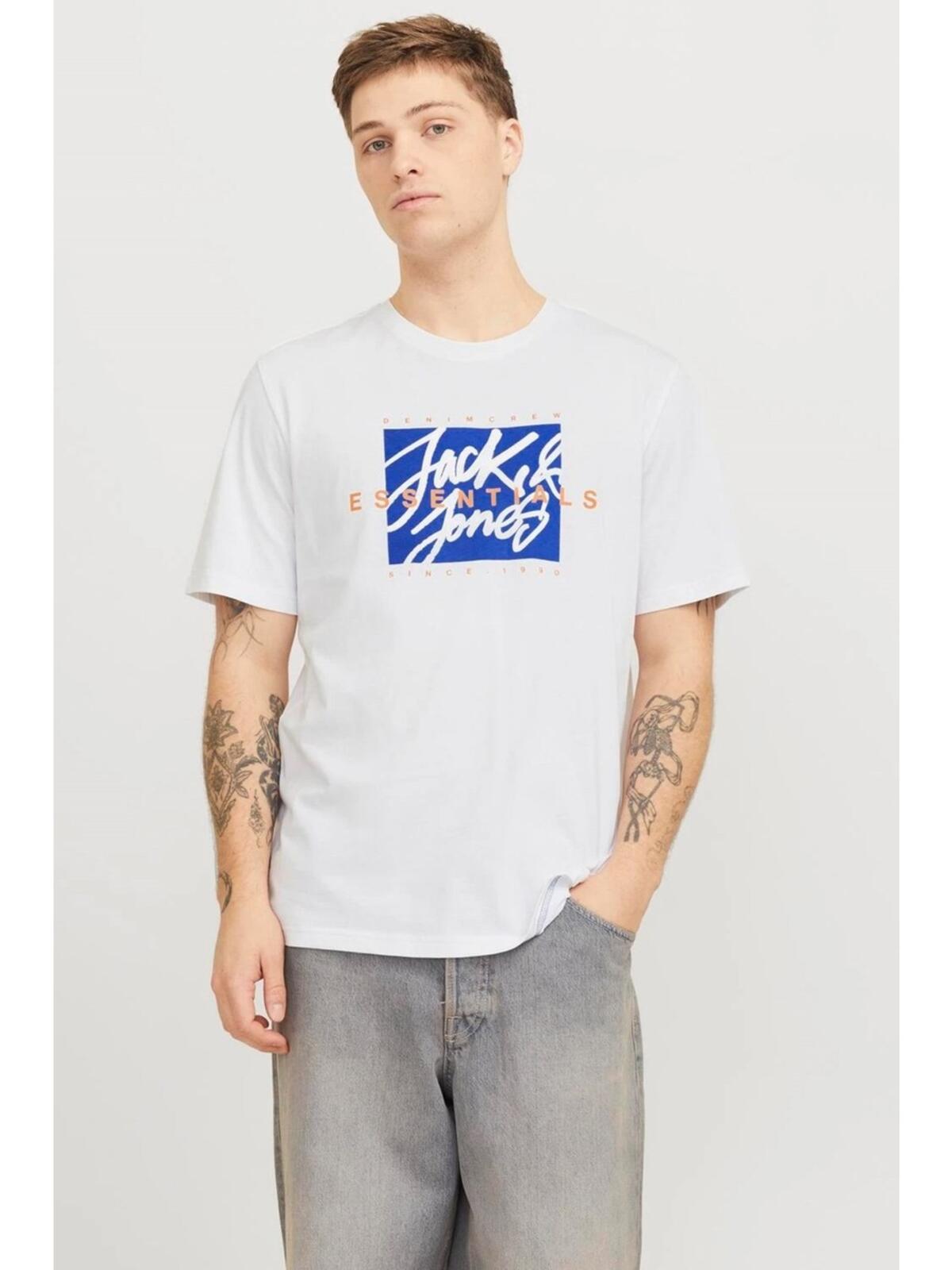 Jack&Jones Tişört 12268439 Beyaz