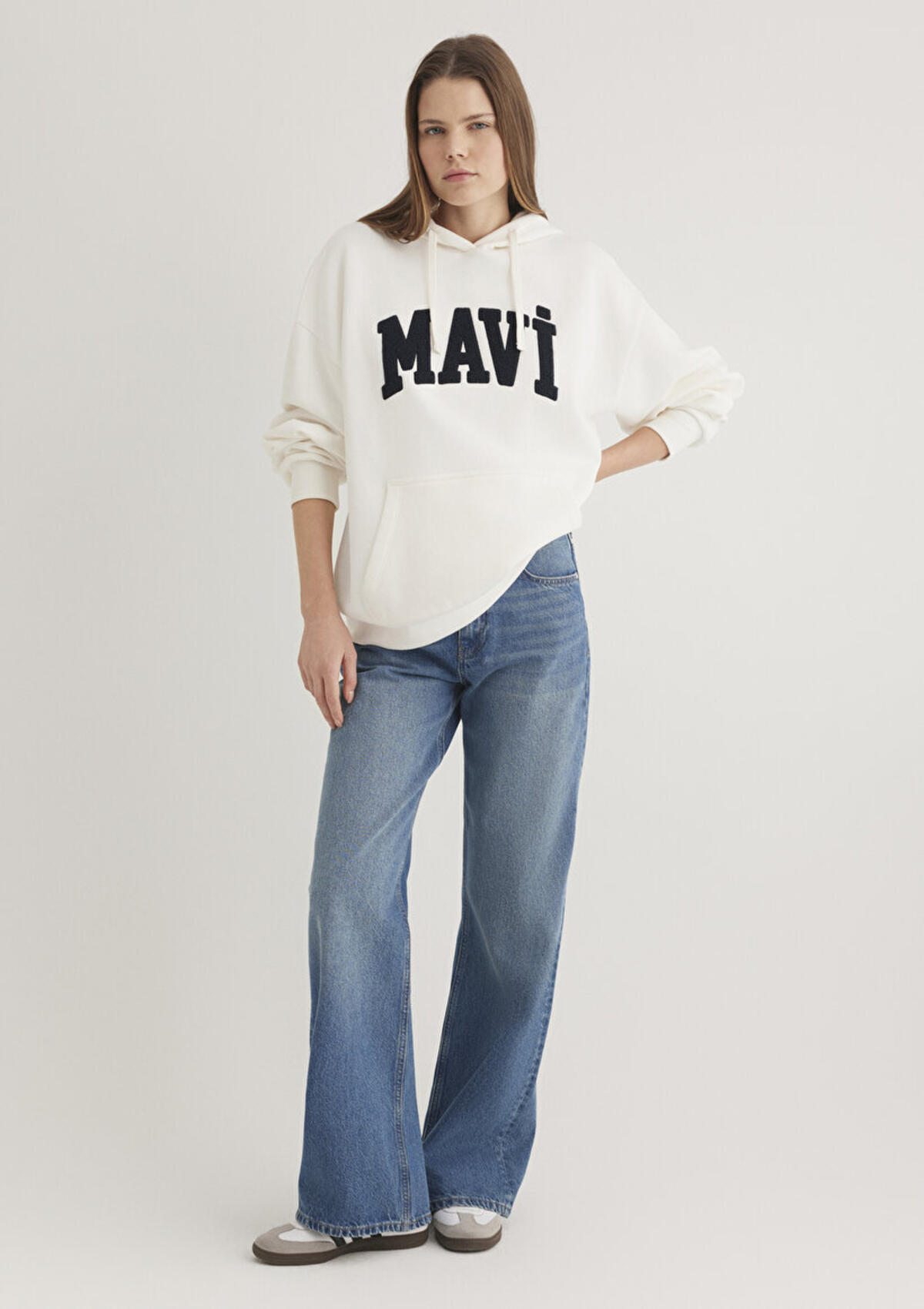 Mavi Sweatshirt M1S10175-80194 Beyaz
