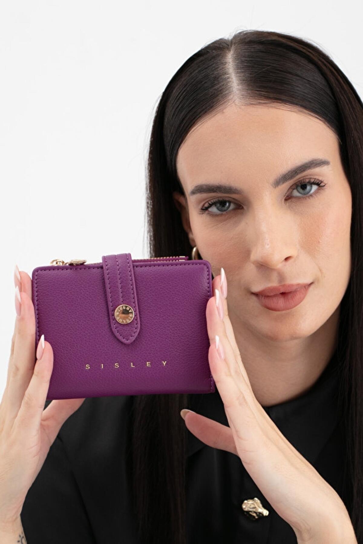 Sisley Kadın Cüzdan SLY_258 Mürdüm