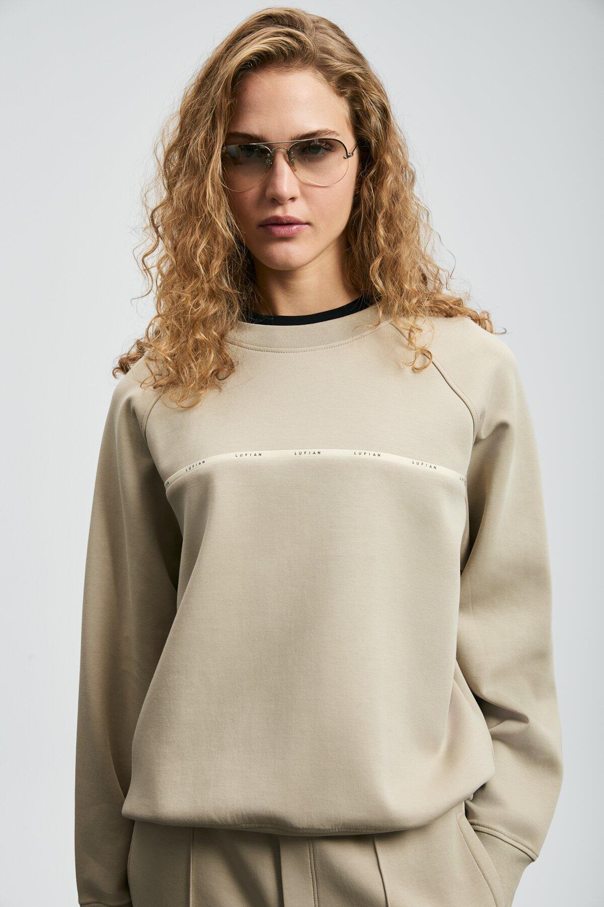 Lufıan Kadın Sweatshirt Angelına 122030019 Bej